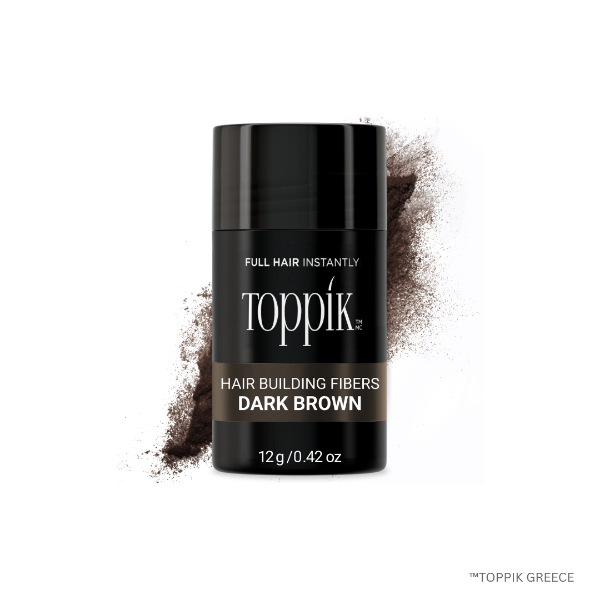 Εικόνα της Ίνες Κερατίνης Toppik Καστανό Σκούρο 12gr